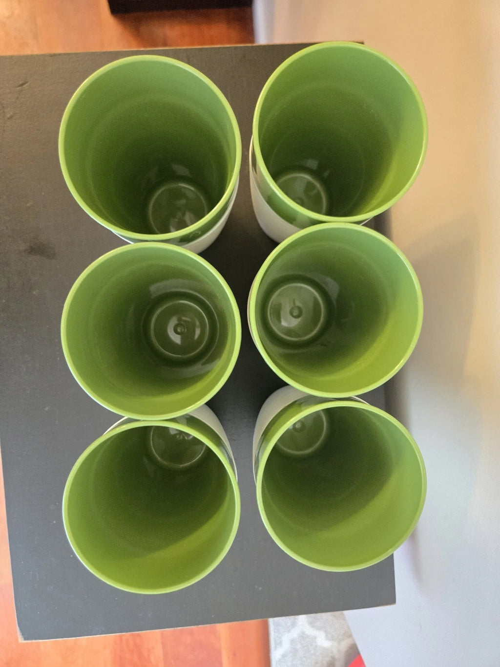Raffiaware by Thermo-Temp Drink Tumblers Avocado Green Vintage Set of 6 - Set #2 | eBay