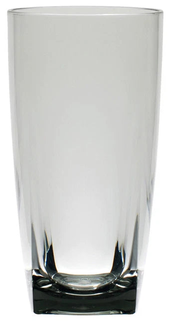 QG Clear Smoke Grey Acrylic 26 oz Iced Tea Cup with Square Base Tumbler Set of 6 | eBay