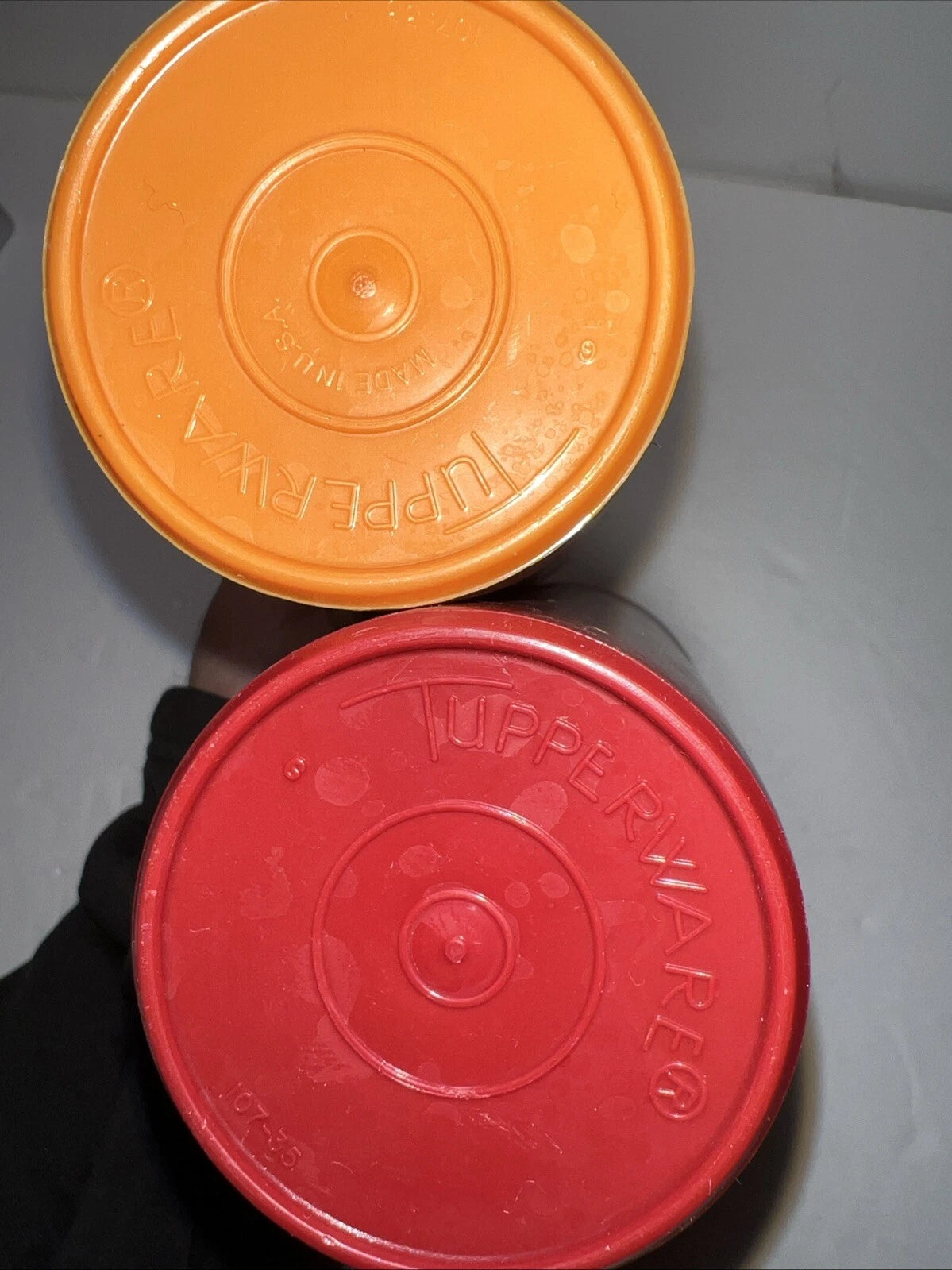 SET OF (6) Harvest VINTAGE TUPPERWARE Red Orange Plastic Glasses Tumblers | eBay