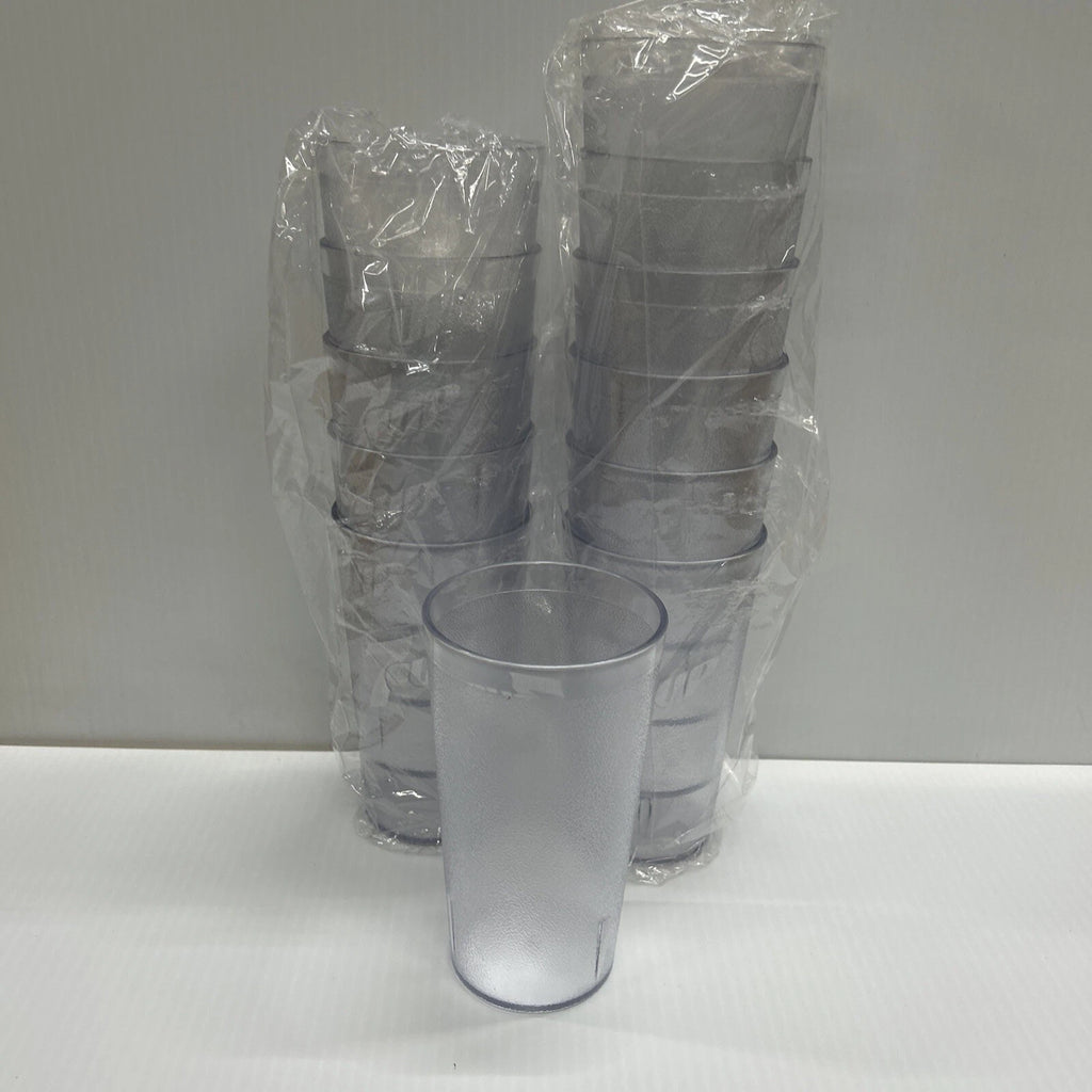 New (12) 7 Up Logo Restaurant Clear Plastic Tumblers Cups 16oz Impact | eBay