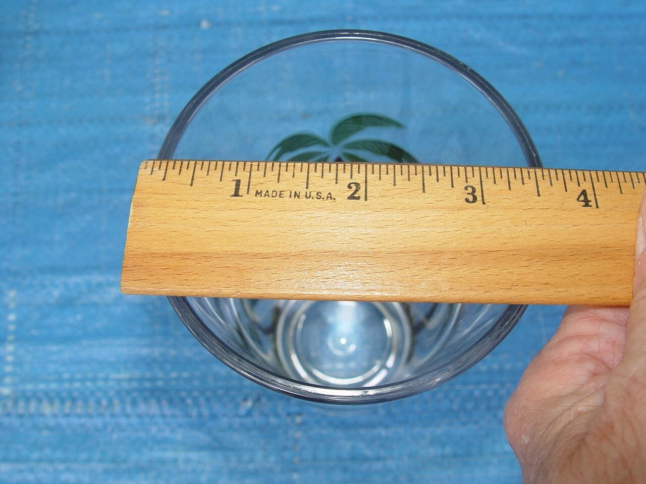 Set of 2 Acrylic Clear Iced Tea Tumbler Embossed Palm Tree 20 oz Tropical Beach | eBay
