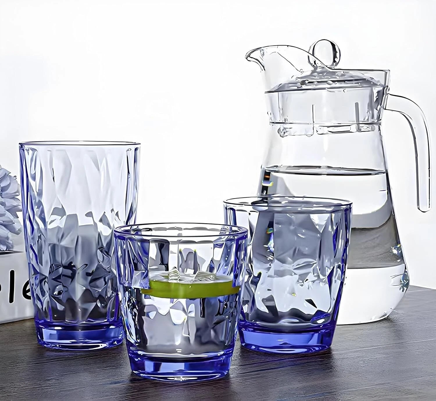 Modern 12-Piece Tritan Drinking Glass Set - Stylish, Unbreakable & FDA Approved | eBay