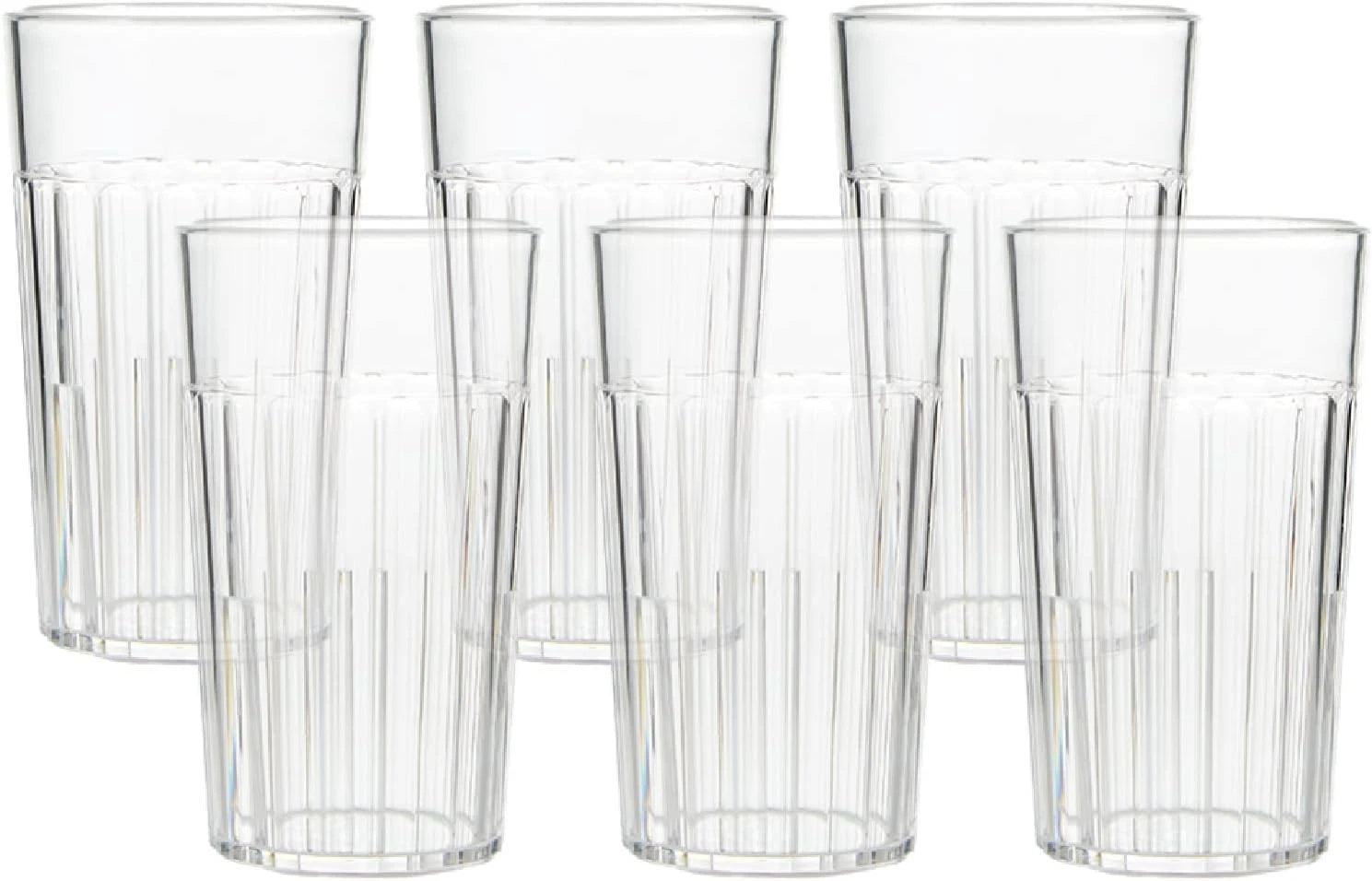 Arrow Home Products 6 oz Clear Plastic Tumblers, 6 Count (Pack of 1), | eBay