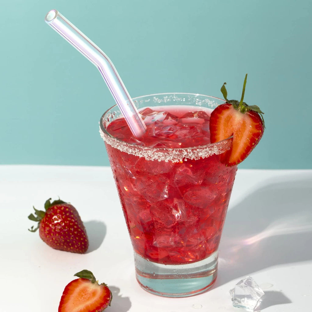 NiHome Reusable Glass Drinking Straws Clear 12-Pack, 8"x0.3" Set of 6 Straigh... | eBay