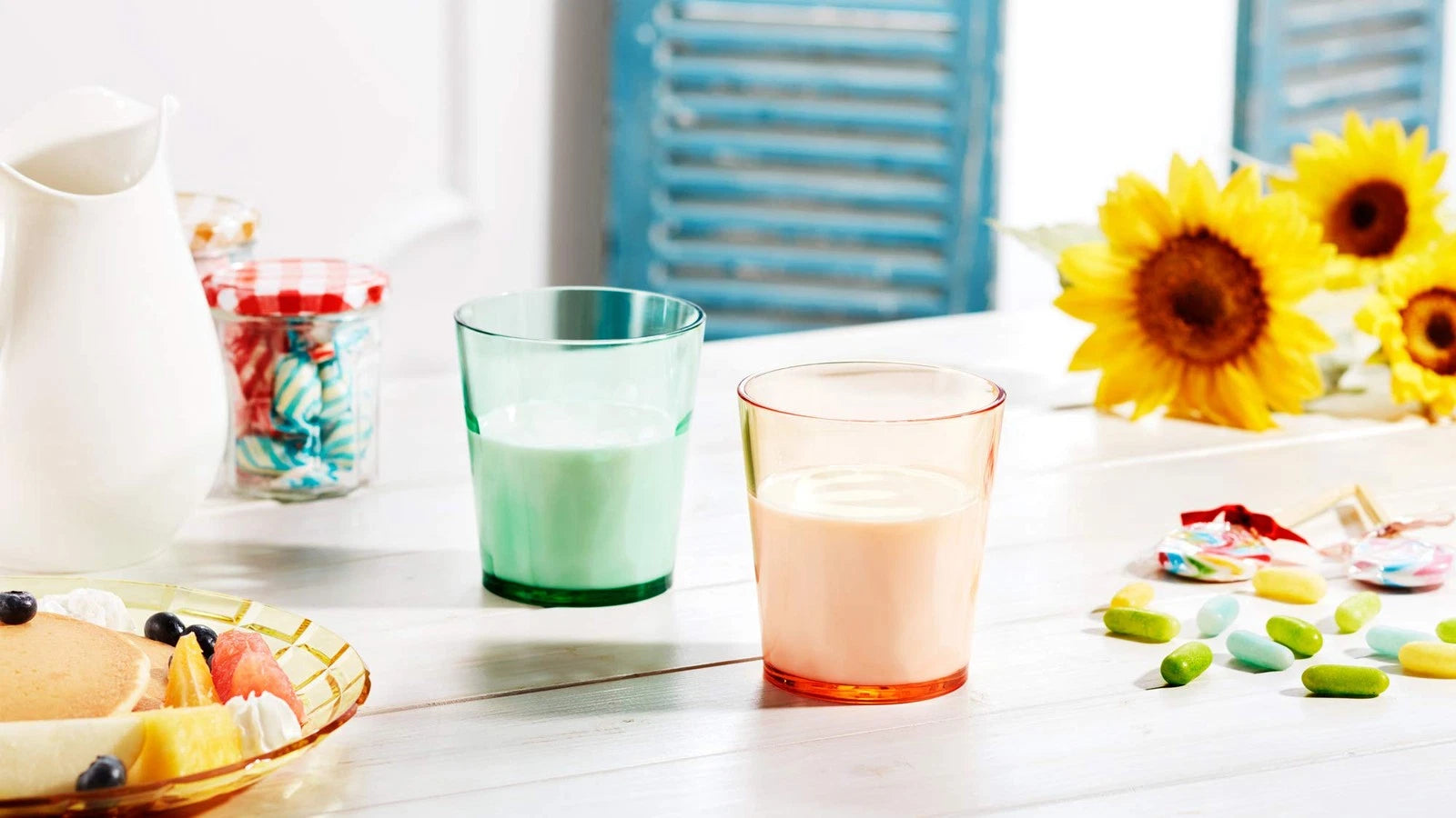 - 8 oz Unbreakable Premium Juice Glasses Kid Cups- Set of 4 - Super Acrylic P... | eBay