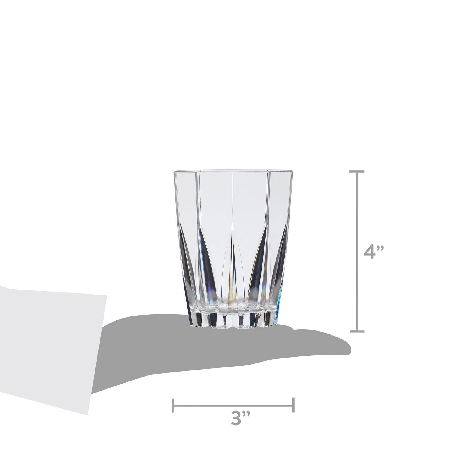 24-Ounce Clear Stackable Tumblers Set of 12 Drinkware Dishwasher Safe BPA-Free | eBay