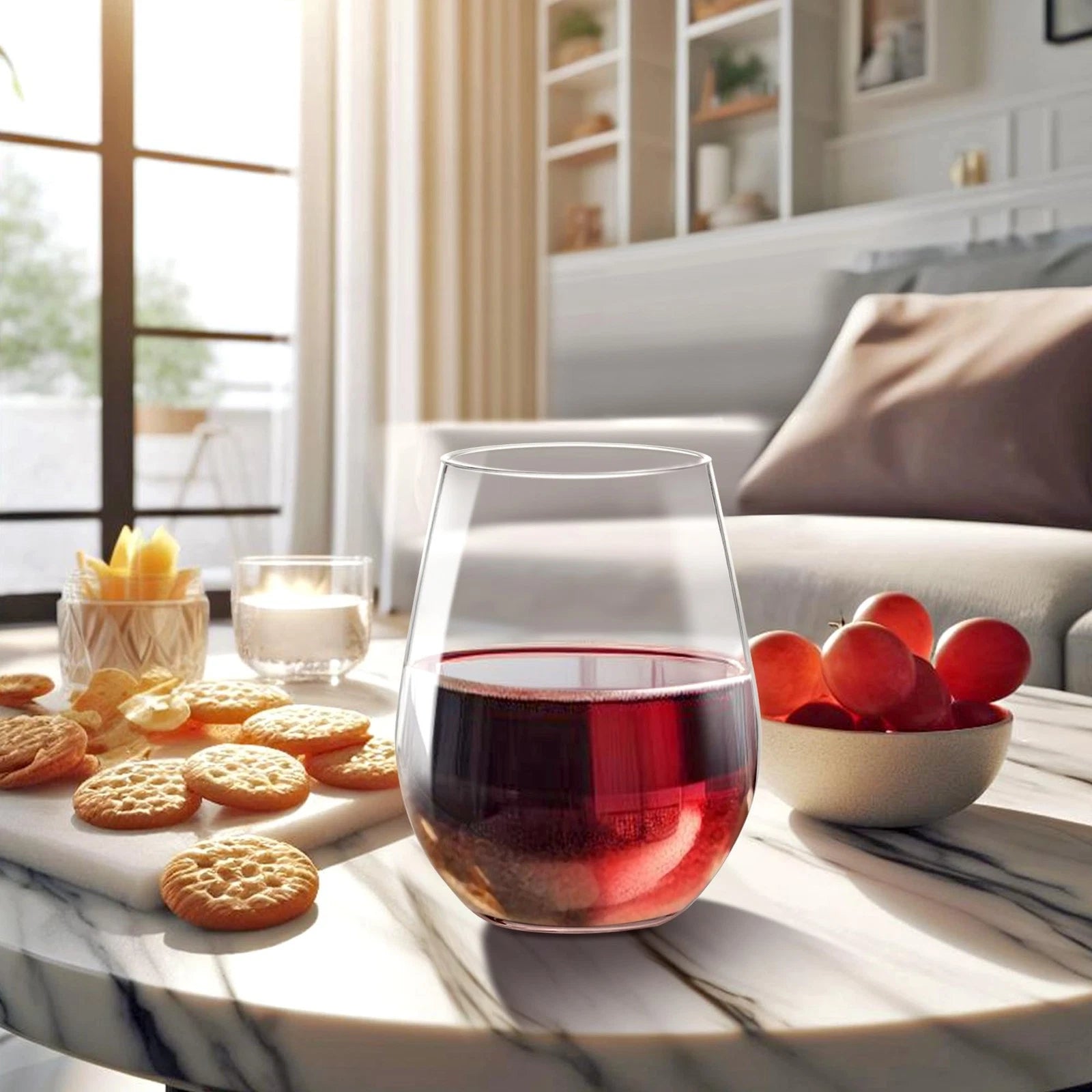 - Cindy - 14-Ounce Unbreakable Tritan Wine Glasses (Set of 6), Plastic Stemle... | eBay