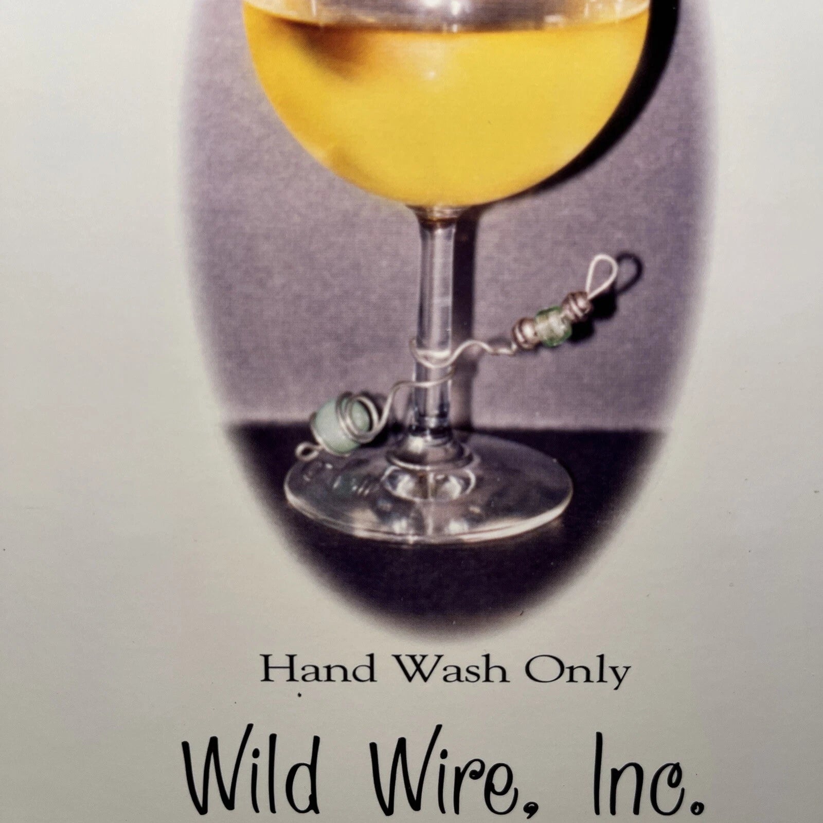 New Set Of 6 Wine Glass Charm Drink Markers. Colorful Wire, Beads And Marbles | eBay