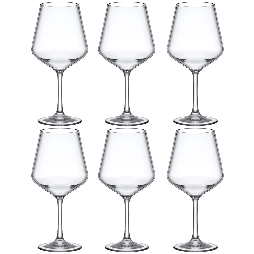 Abby Sasha Unbreakable Tritan Wine Glasses 14oz, BPA-Free, Reusable, Set of 6 | eBay