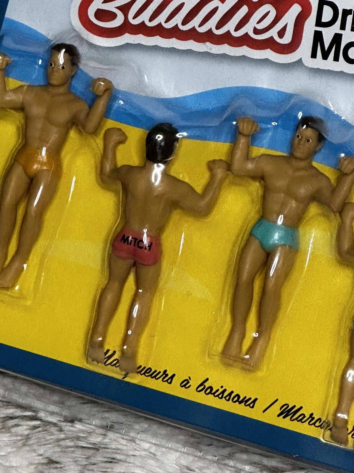 The Original Drinking Buddies Novelty Buddies Drink Markers Set Of 6 NIP | eBay