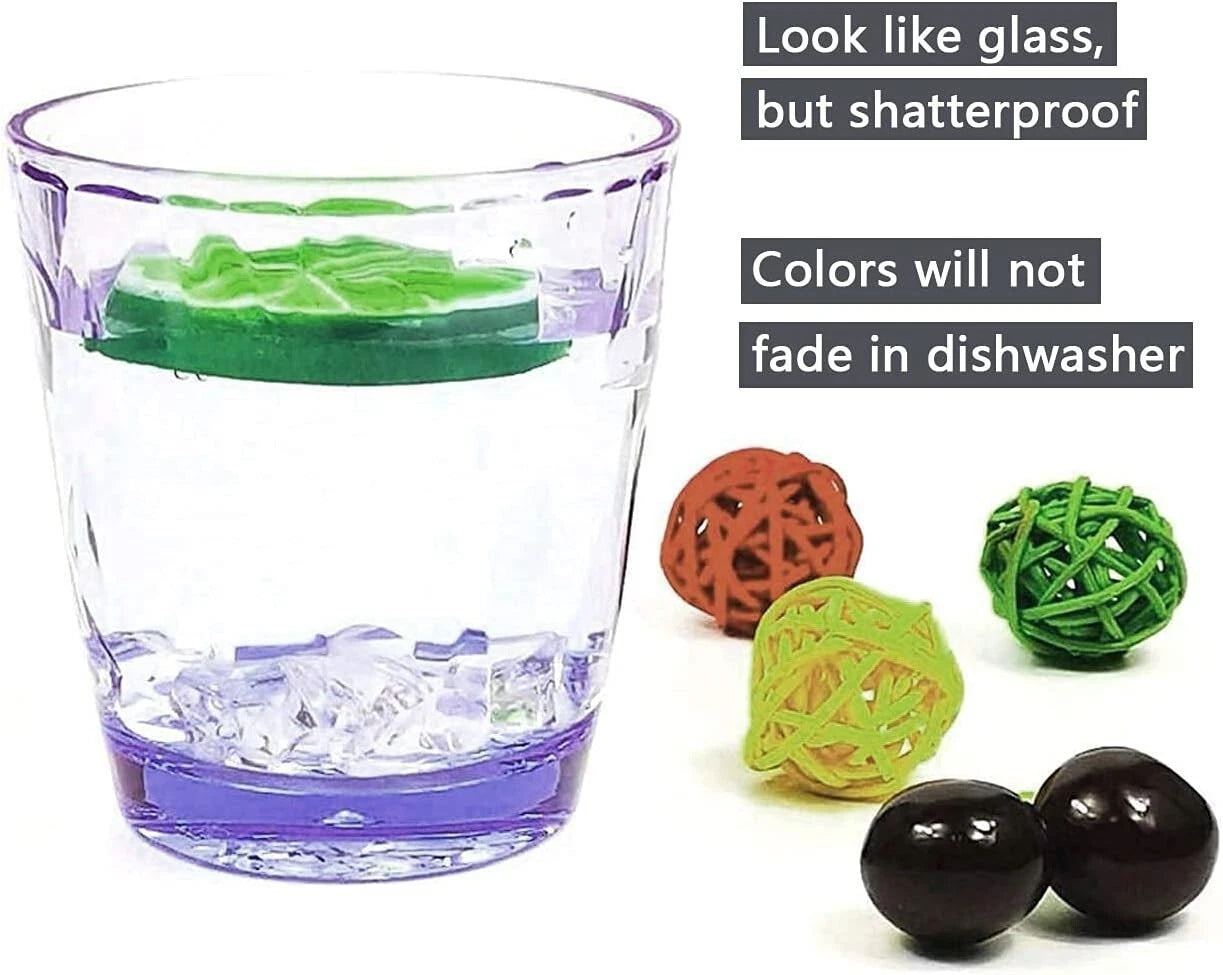 Modern 12-Piece Tritan Drinking Glass Set - Stylish, Unbreakable & FDA Approved | eBay