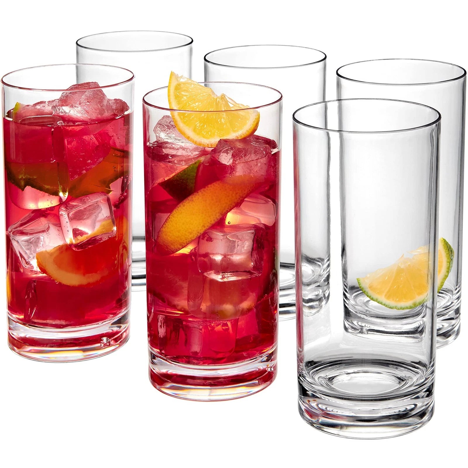 Amazing Abby Probity 16oz Plastic Tumblers Set of 6, BPA-Free, Shatter-Proof,... | eBay
