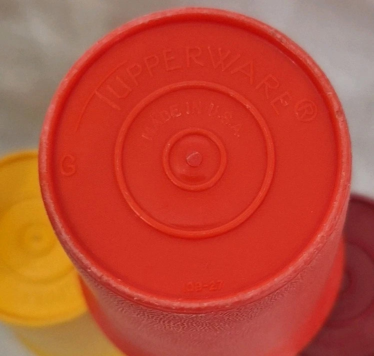 Lot of 5 Vintage Tupperware 8oz Drinking Cups Kids 109 Stacking Bell Tumblers | eBay