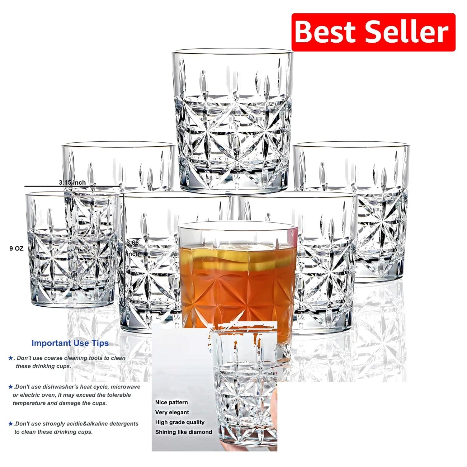 BPA Free Unbreakable Tritan Drinking Glasses - 8.5oz Set for Home & Outdoor Use | eBay