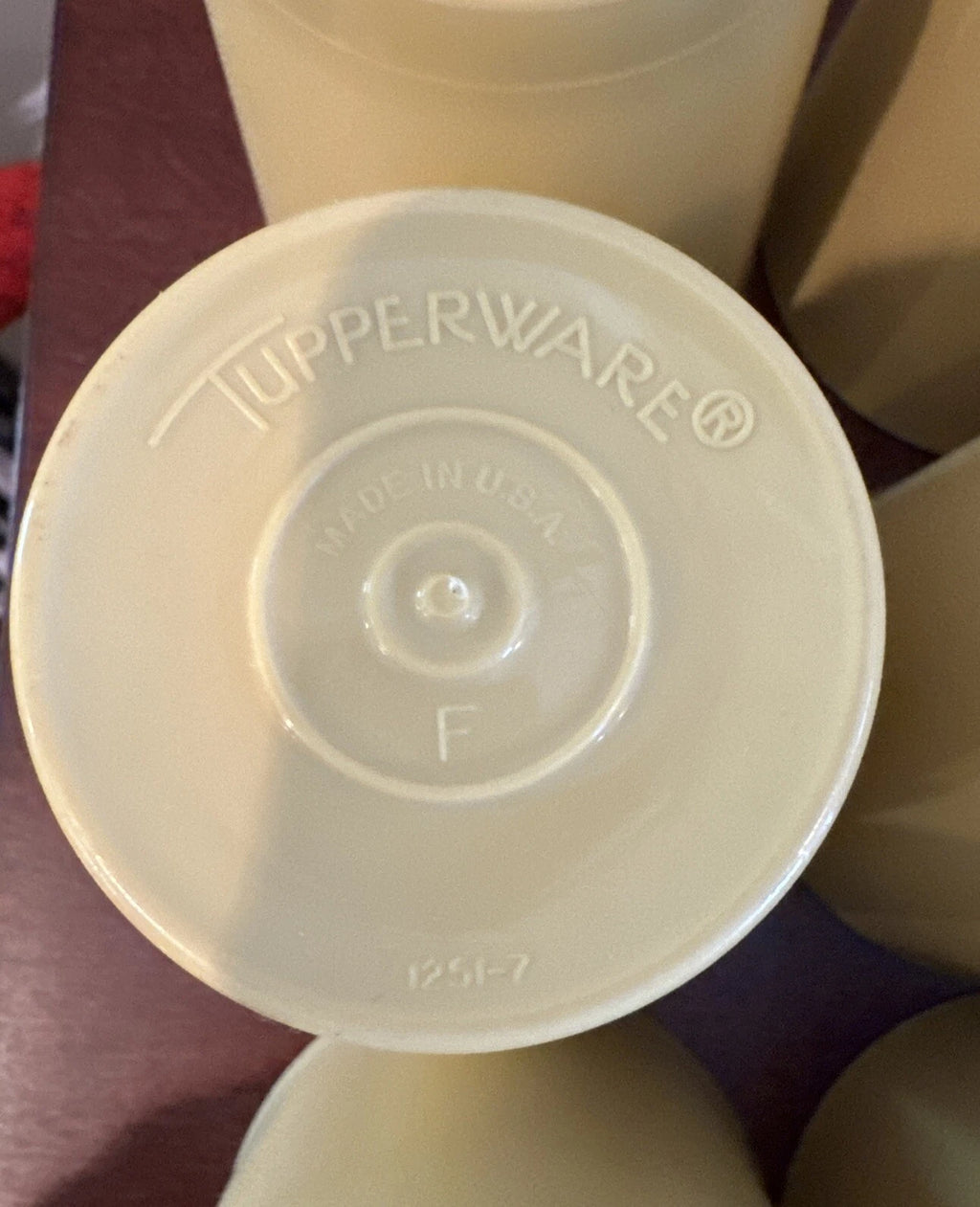 Vintage Tupperware Harvest Gold 6 oz Tumblers Cups #1251 Set of 6 Plastic | eBay