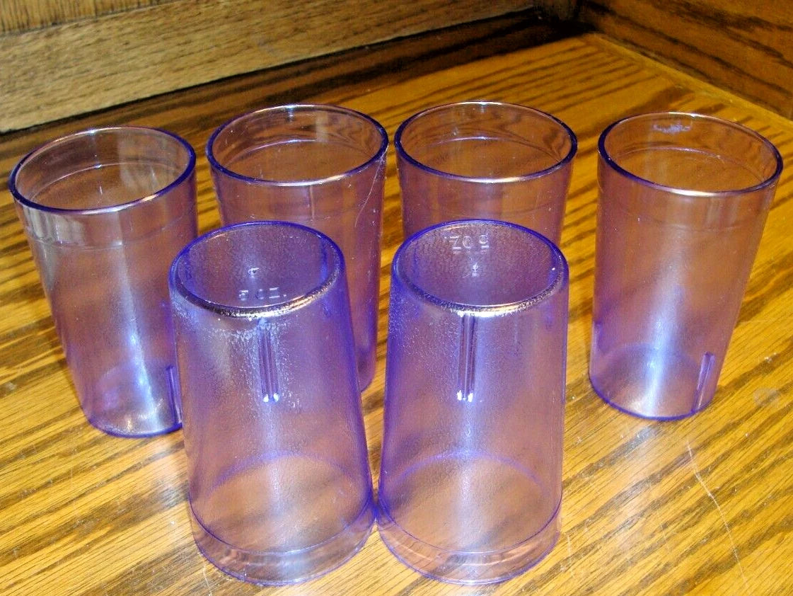 Set 6) Restaurant Tumbler 5oz Juice Beverage Cups Stackable~Break-Resistant 849 | eBay