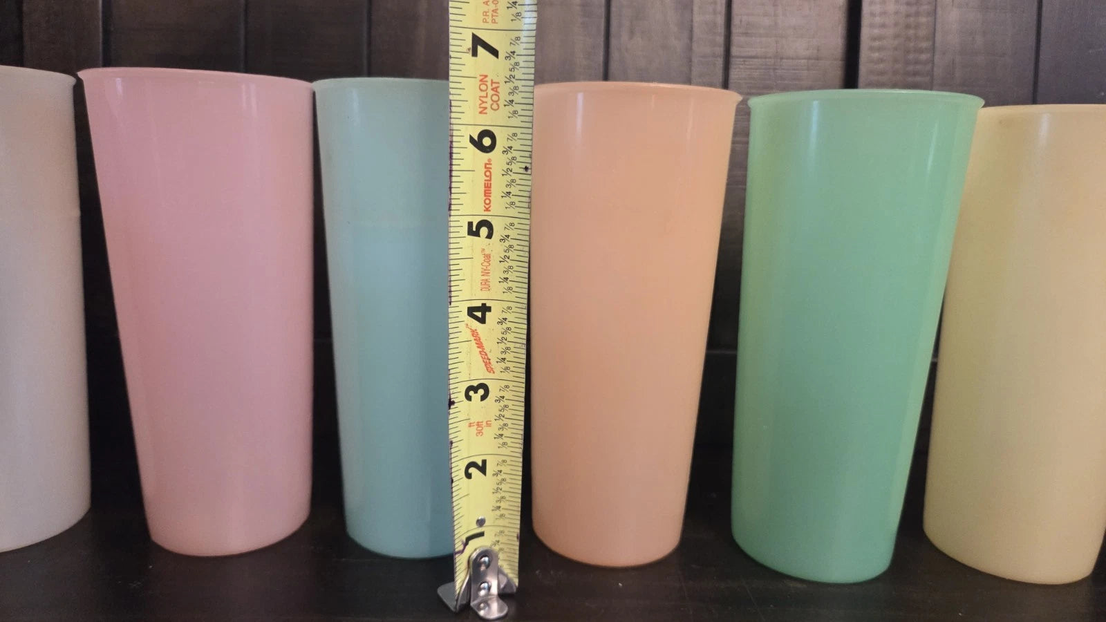 VTG. Set of 6 Tupperware Pastel Tumblers Drinking Cups, #107 | eBay