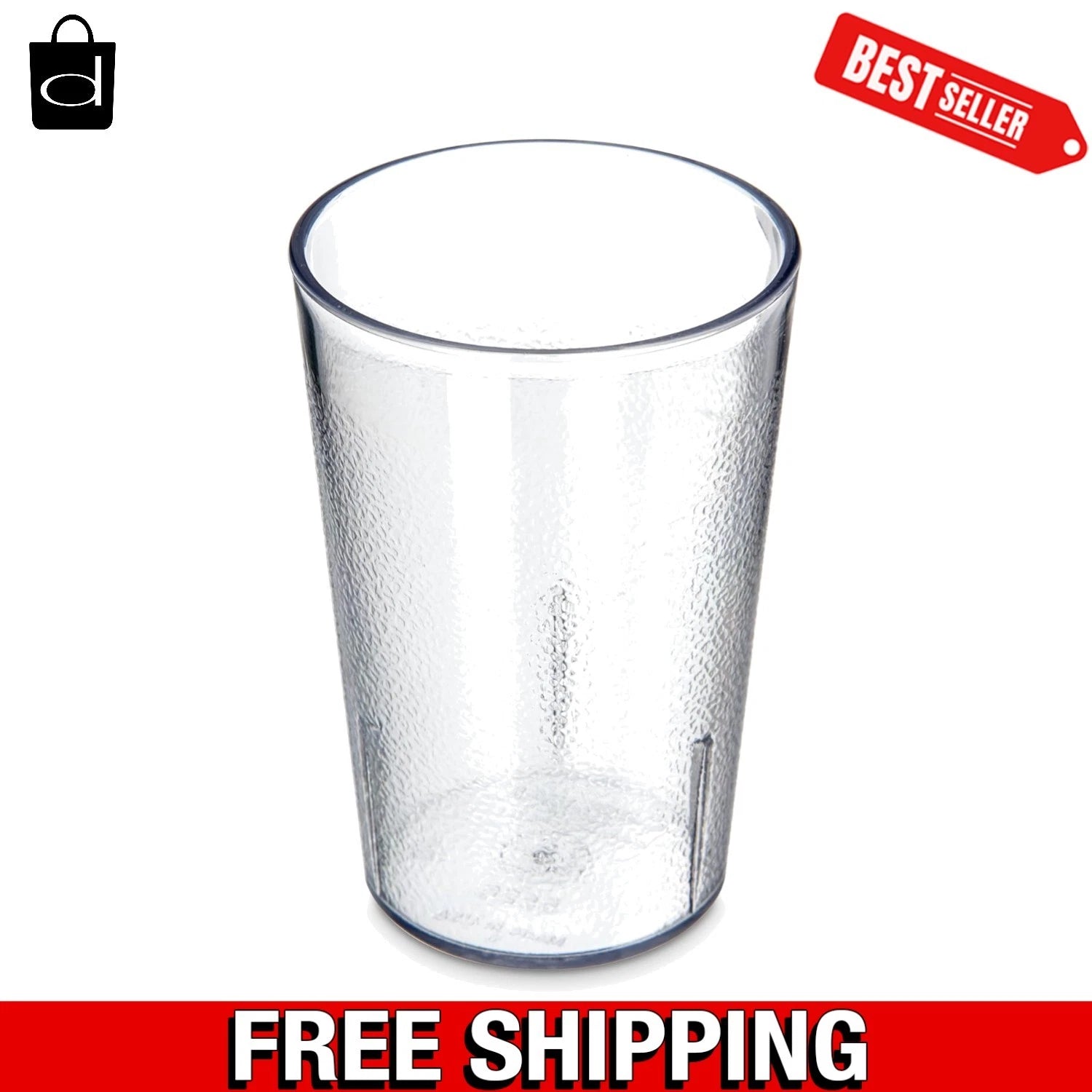 Durable 8 oz Everyday Tumblers - Pack of 6, Stackable & Dishwasher Safe Design | eBay