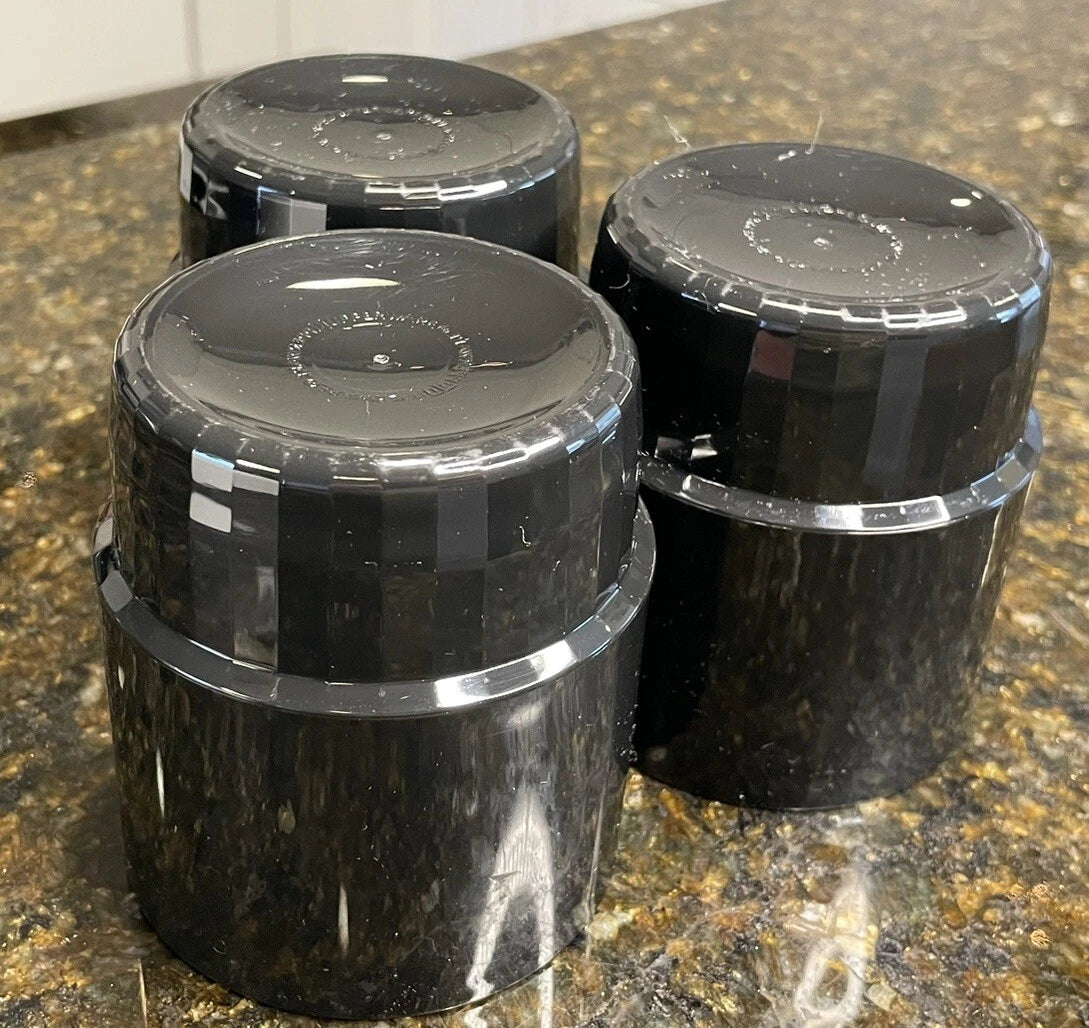 Set Of 6 Tupperware Cup Low Ball Preludio Acrylic 10 oz. #1672 Black And White | eBay