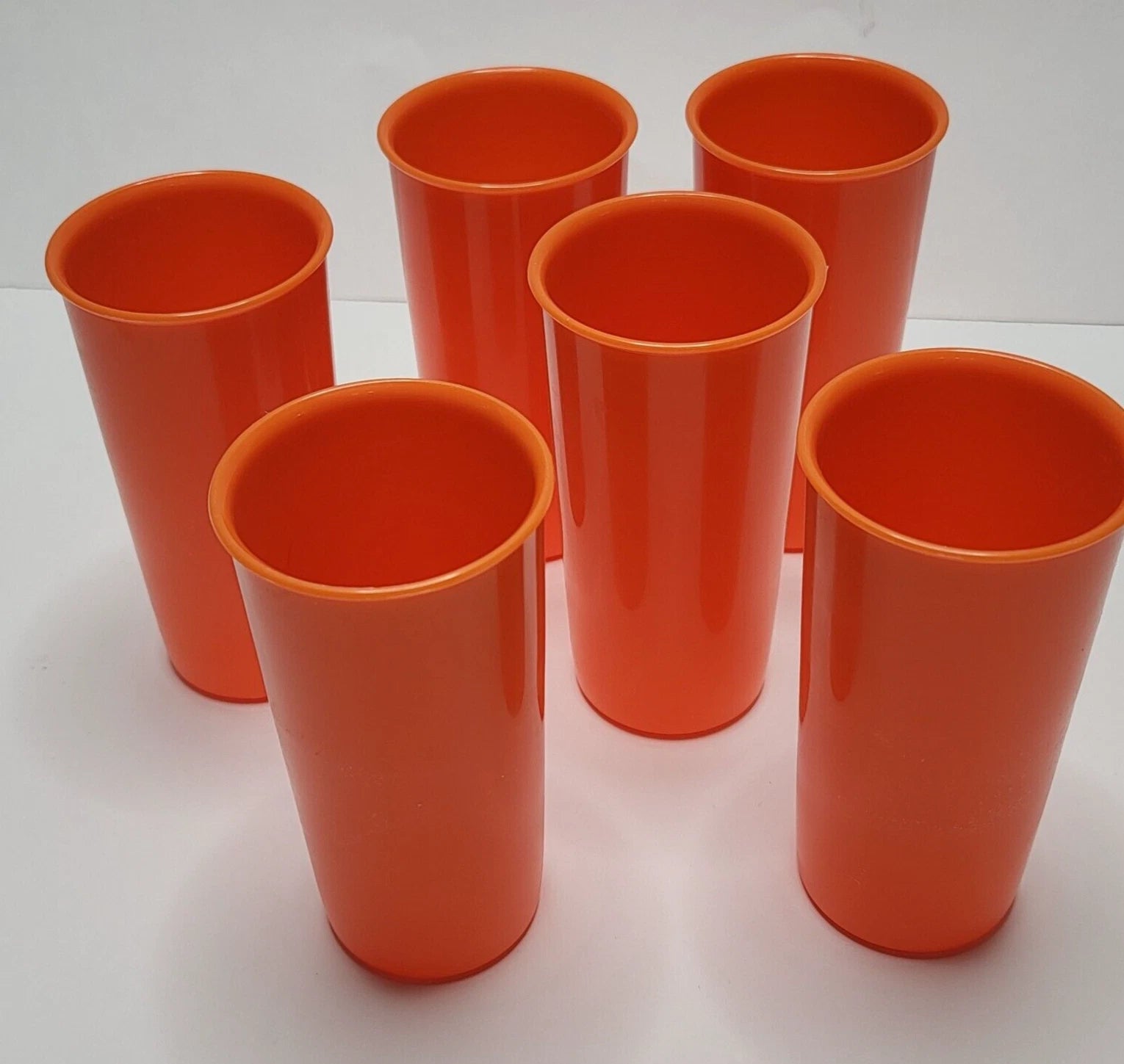 6 oz. Tupperware 117-24 Orange Juice Water Milk 4.25" Small Drink Cups Set of 6 | eBay