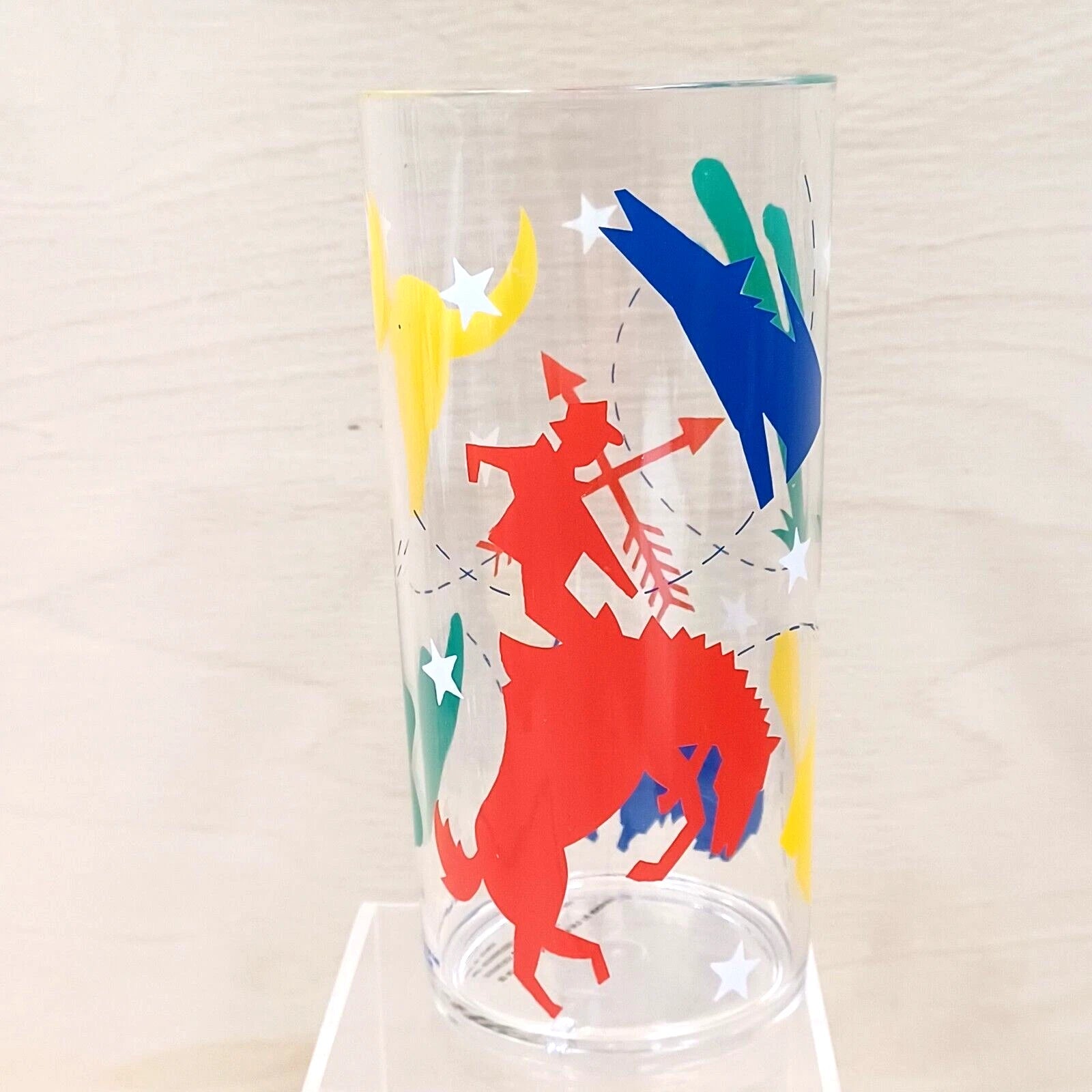 Vintage 1989 Set of 4 Western Acrylic Ice Tea Glasses 19 Oz,by Summer Place, | eBay