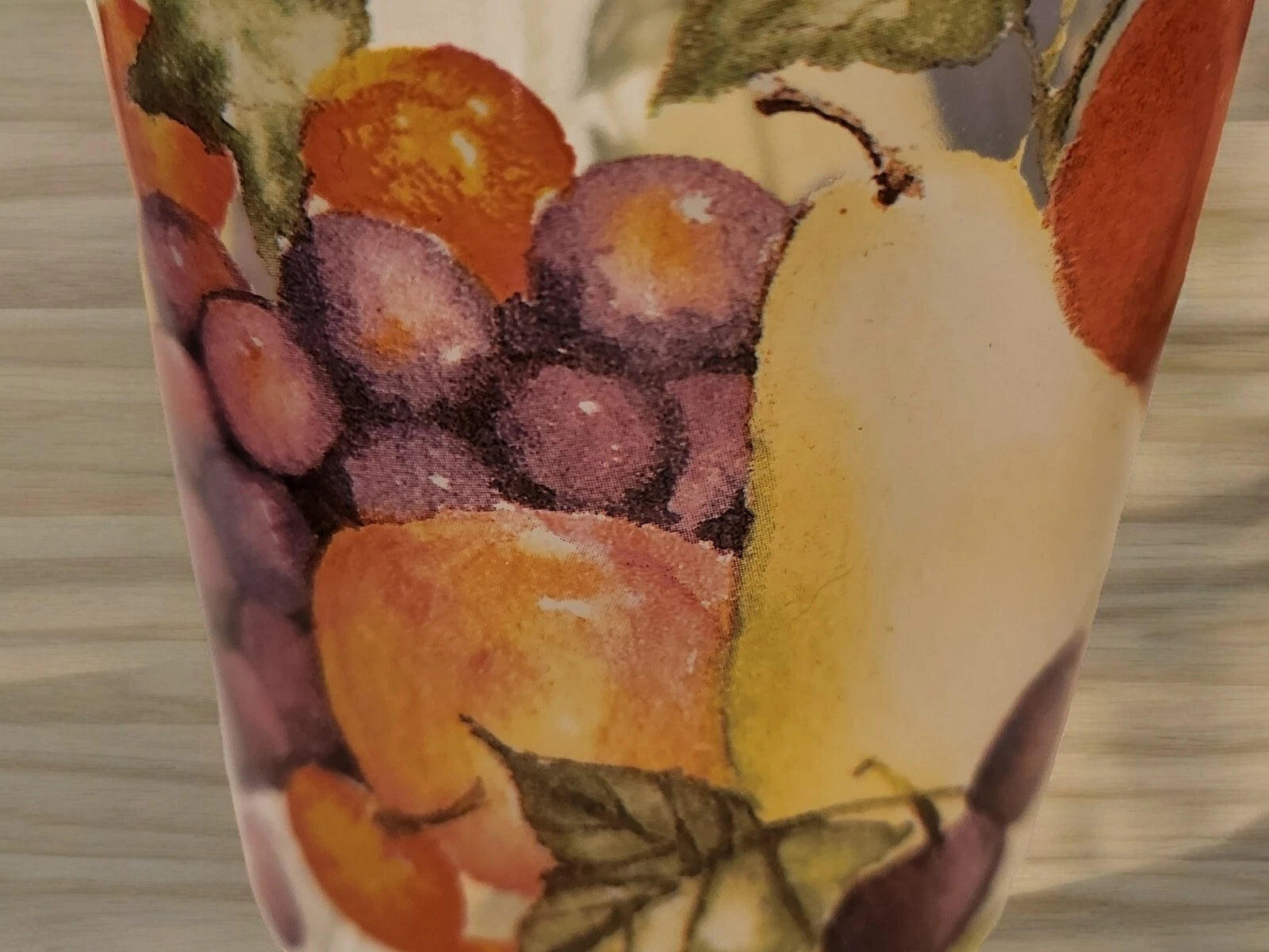 Set of 6 MCM Lucite Highball Glasses – Fruit Pattern Acrylic Drinkware | eBay