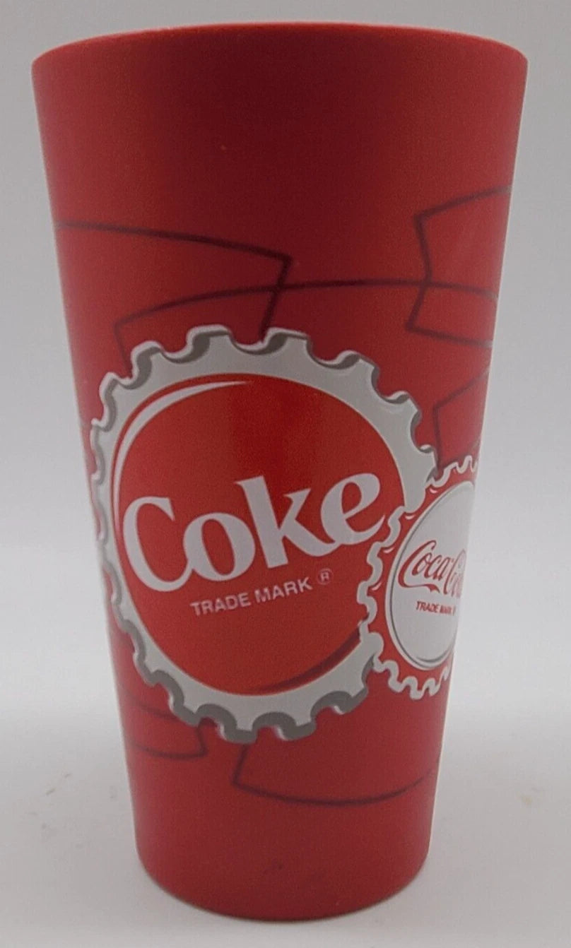 Vintage 2004 Coca Cola Collection Red Plastic Cup Tumblers Coke 7” Set of 6 | eBay