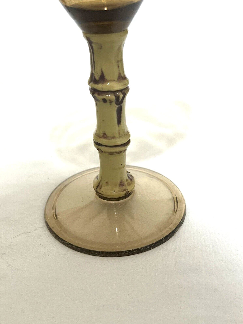 Set of 6 Acrylic Tiki Margarita Drink Glasses Bamboo Design Stem 7" h x 4.5" rim | eBay