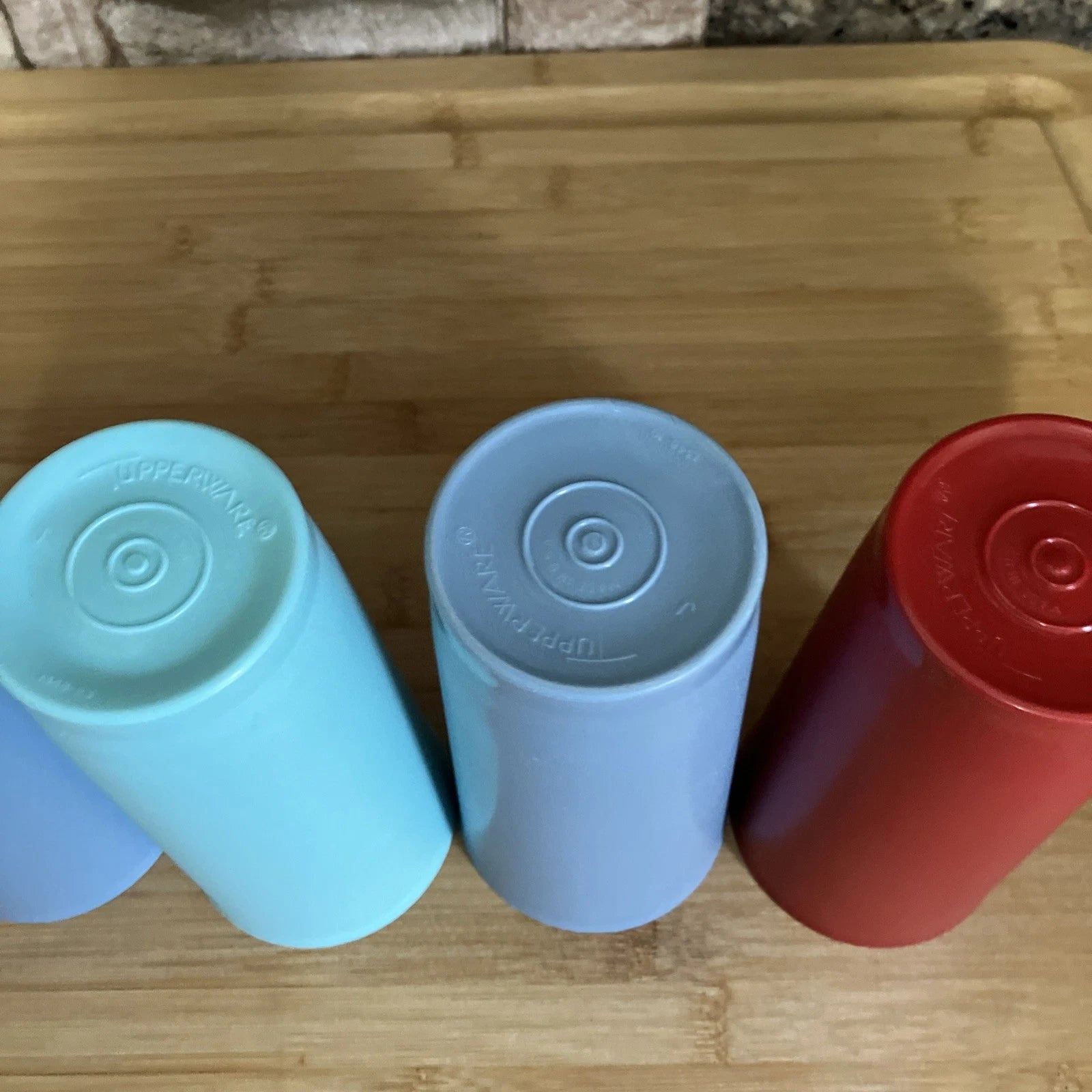 Tupperware Drink Beverage Tumblers Glasses 1348 Set of 6 Vintage Stackable 16 Oz | eBay