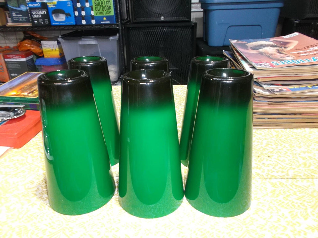 Set of 6 Hard Plastic Tumblers Vivid Green | eBay
