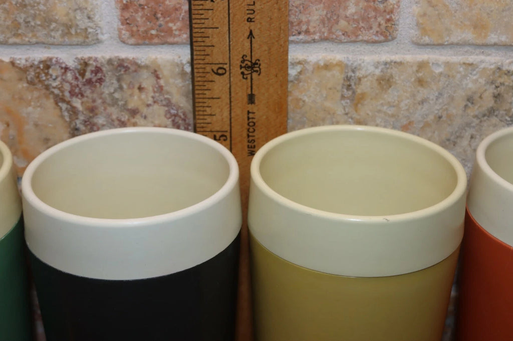 VTG GHS ware Therma-Glass SET OF SIX Colorful Hot & Cold Insulated Tumblers USA | eBay