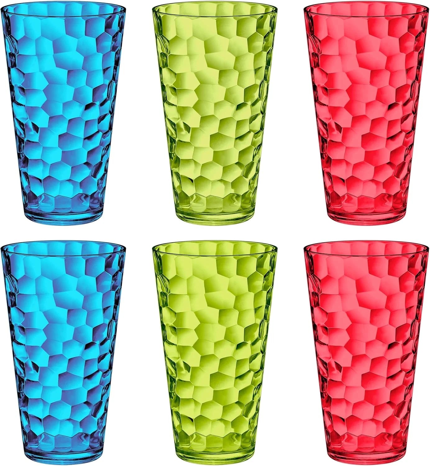 - Iceberg - 30-Ounce Plastic Tumblers (Set of 6), Acrylic Drinking Glasses, Mixe | eBay