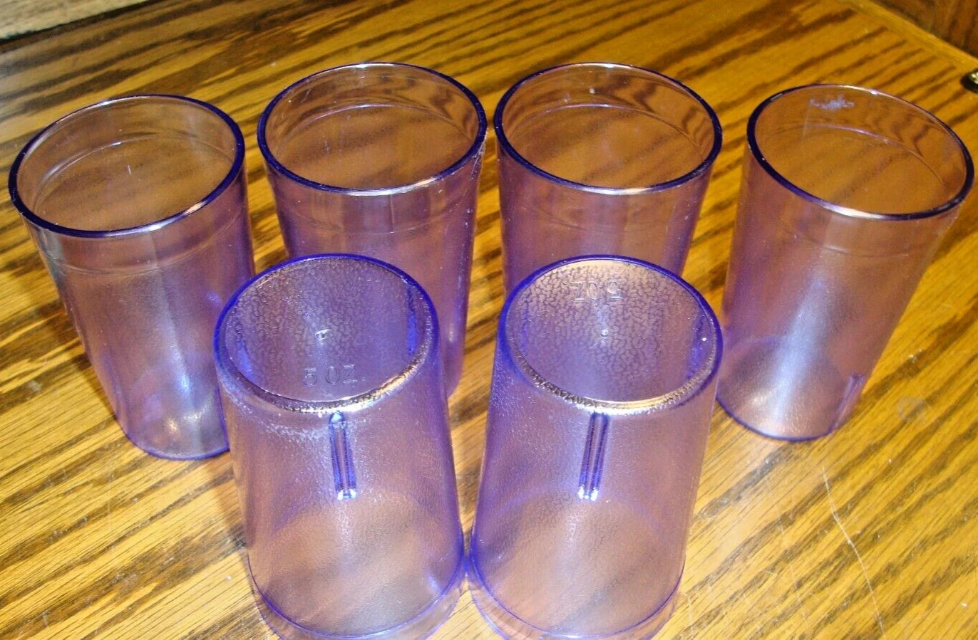 Set 6) Restaurant Tumbler 5oz Juice Beverage Cups Stackable~Break-Resistant 849 | eBay