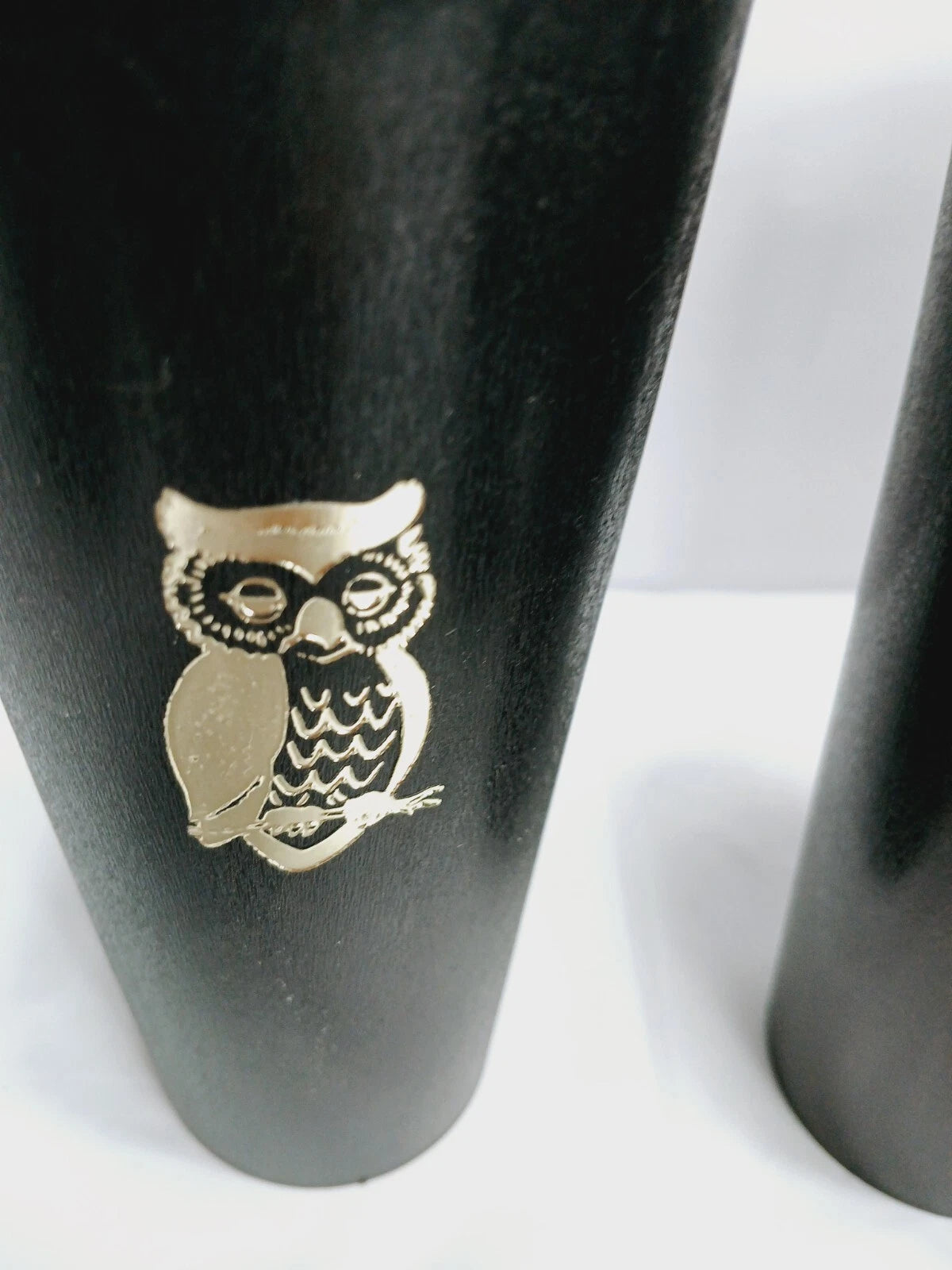 Set of 6=Vtg Nasco Black with Gold Owls Tumblers/Glasses = Plastic = about 14 oz | eBay