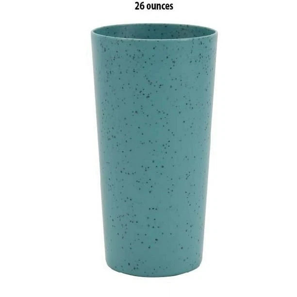 (3 pack) 26-Ounce Eco-Friendly Recycled Plastic Beverage Tumbler, And Aqua Color | eBay